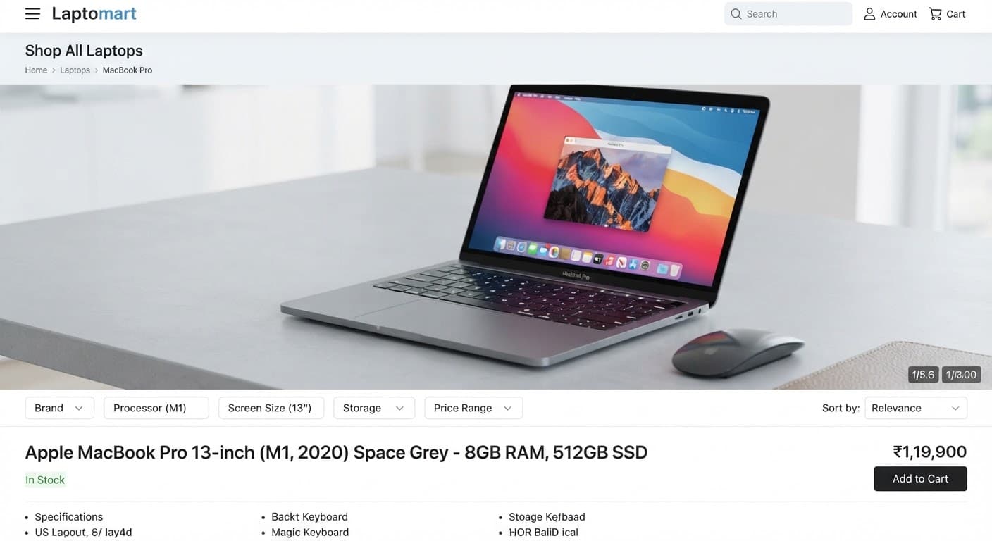 Laptomart Certified Refurbished Laptop